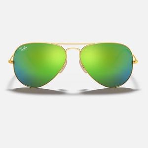 RAY BAN AVIATOR FLASH LENSES